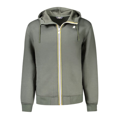 Green Polyester Men's Jacket