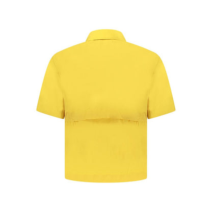 Yellow Polyamide Women Shirt