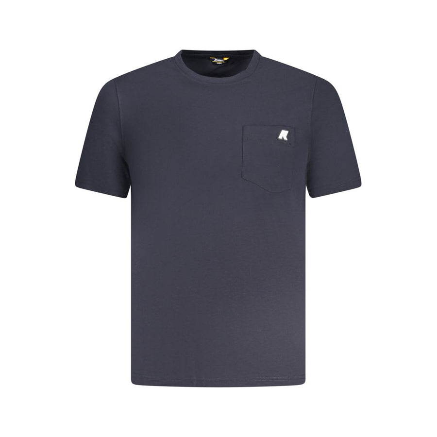 Blu Cotton Men T-Shirt