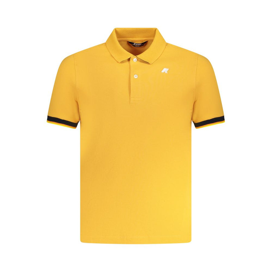 Arancione Cotton Men Polo
