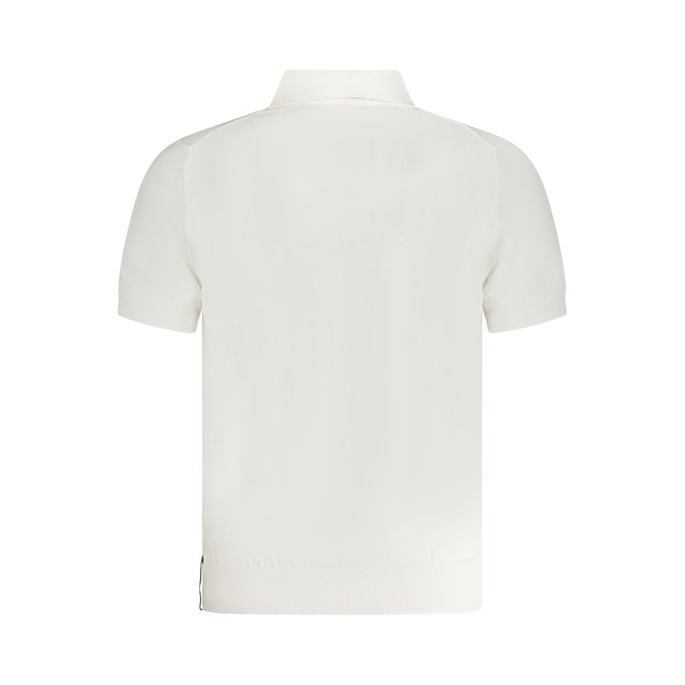 White Cotton Men's T-Shirt
