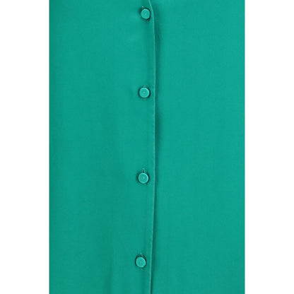 Bicolor Silk Dress Shirt