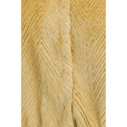 Gold Modacrylic Bomber