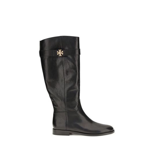 Black Calf Leather Bos Taurus Ankle Boots