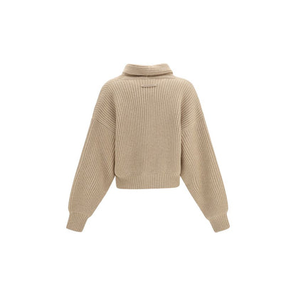 Beige Wool Oves Aries Cardigan