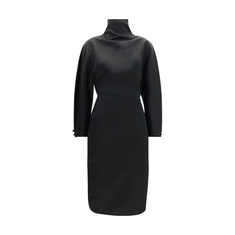 Black Acetate Cocktail Dress