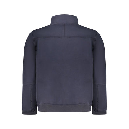 Blue Cotton Men Sweater