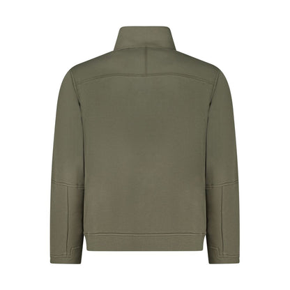 Green Cotton Men Sweater