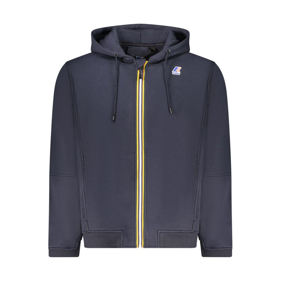 Blue Cotton Men Sweater