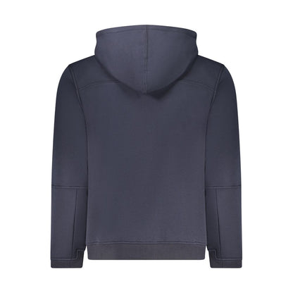 Blue Cotton Men Sweater