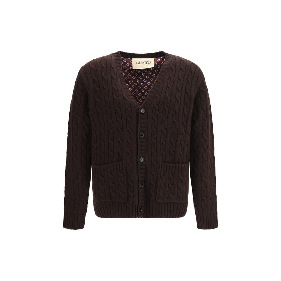 Brown Wool Oves Aries Cardigan