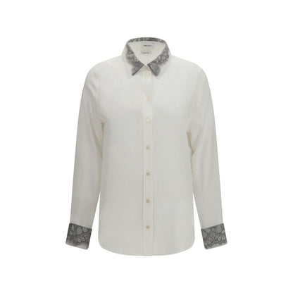White Silk Dress Shirt