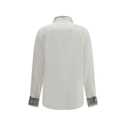White Silk Dress Shirt