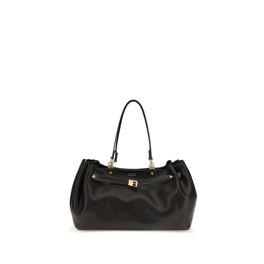 Black Calf Leather Bos Taurus Shoulder Bag