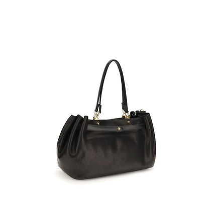 Black Calf Leather Bos Taurus Shoulder Bag