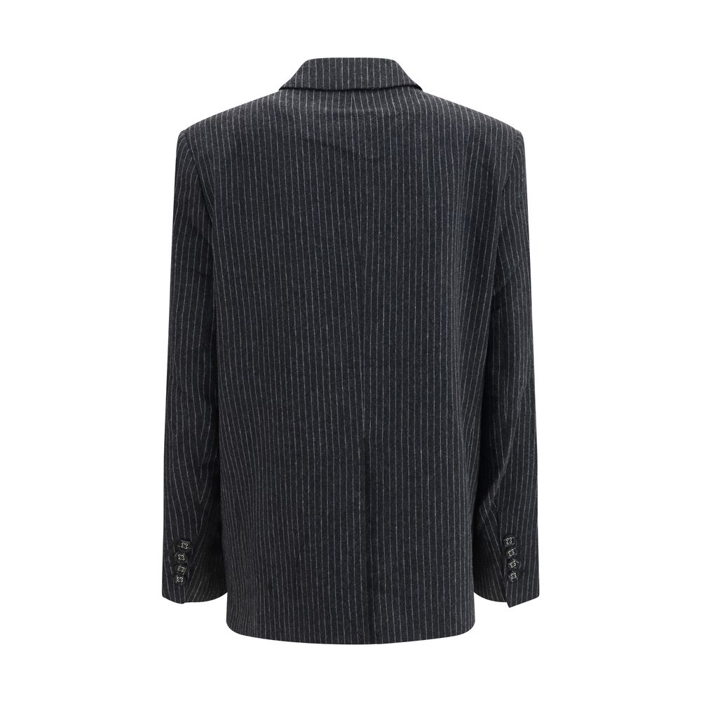 Gray Wool Oves Aries Blazer