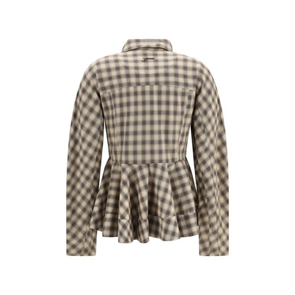 Beige Cotton Blouse