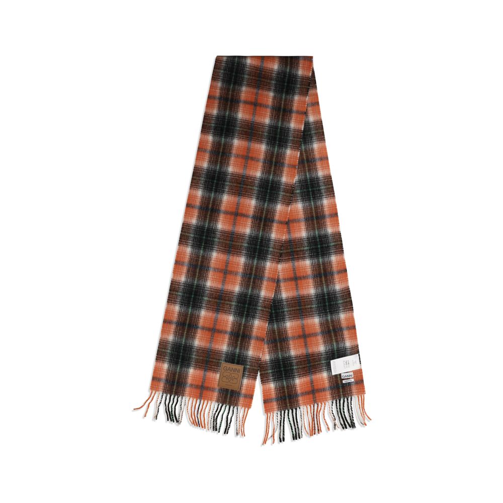 Orange Wool Oves Aries Scarf