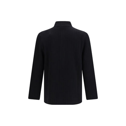 Black Wool Oves Aries Full-Length Jacket