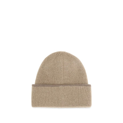 Beige Alpaca Vicugna Pacos Beanie