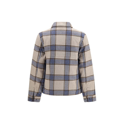 Beige Wool Oves Aries Denim Jacket