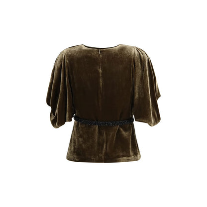 Brown Viscose Shirt