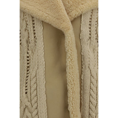Beige Wool Oves Aries Sweatshirt