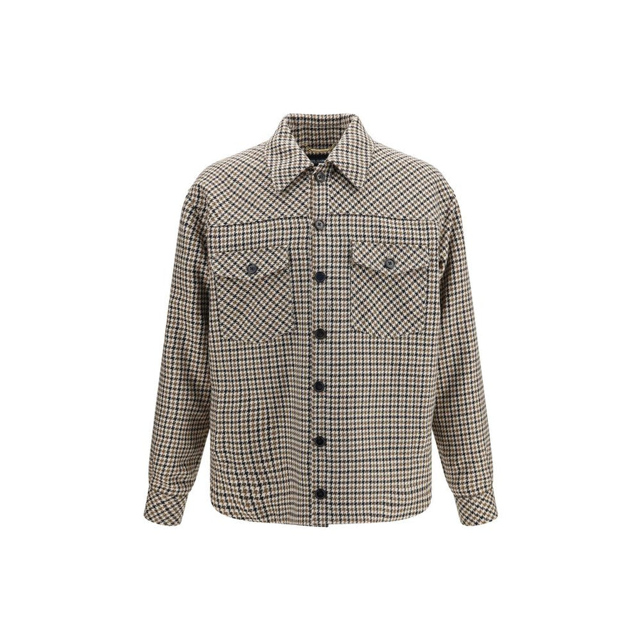 Brown Wool Oves Aries Full-Length Jacket