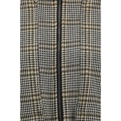 Beige Viscose Bomber