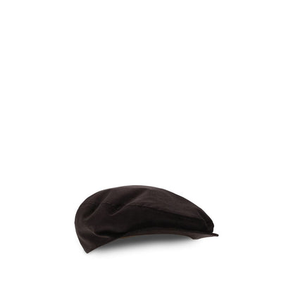 Brown Cotton Fatcap Hat