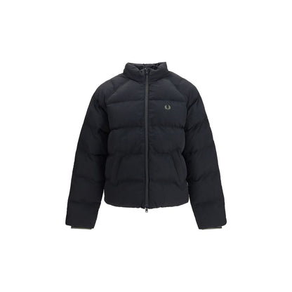 Black Polyamide Full-Length Jacket