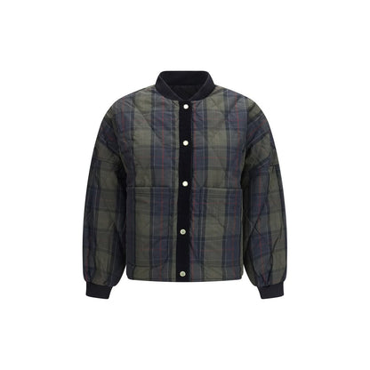 Black Polyester Bomber