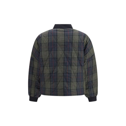 Black Polyester Bomber