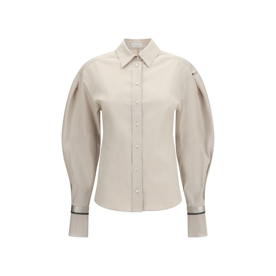 Beige Cotton Shirt
