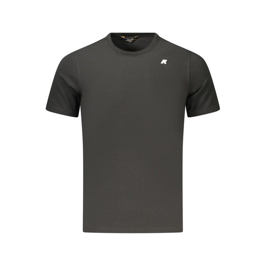 Black Cotton Men's T-Shirt