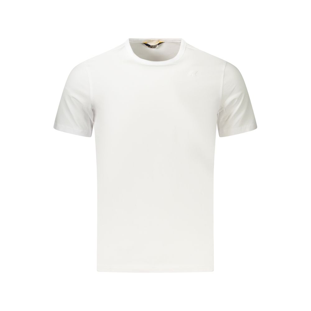 White Cotton Men's T-Shirt