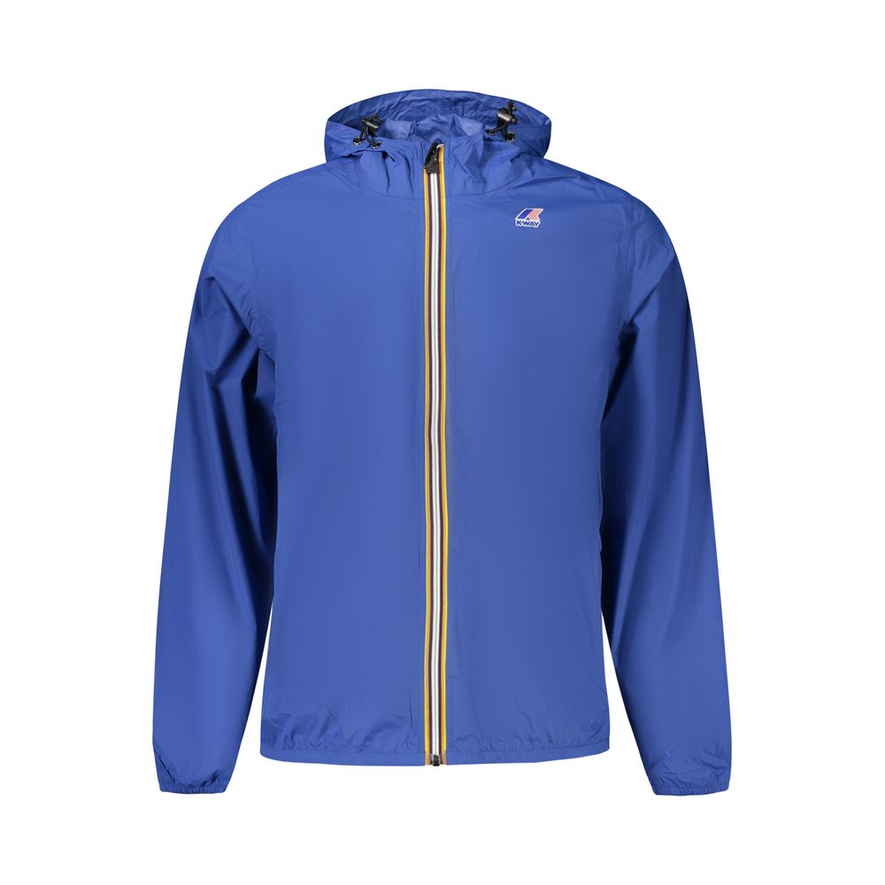 Blue Polyamide Men's Jacket