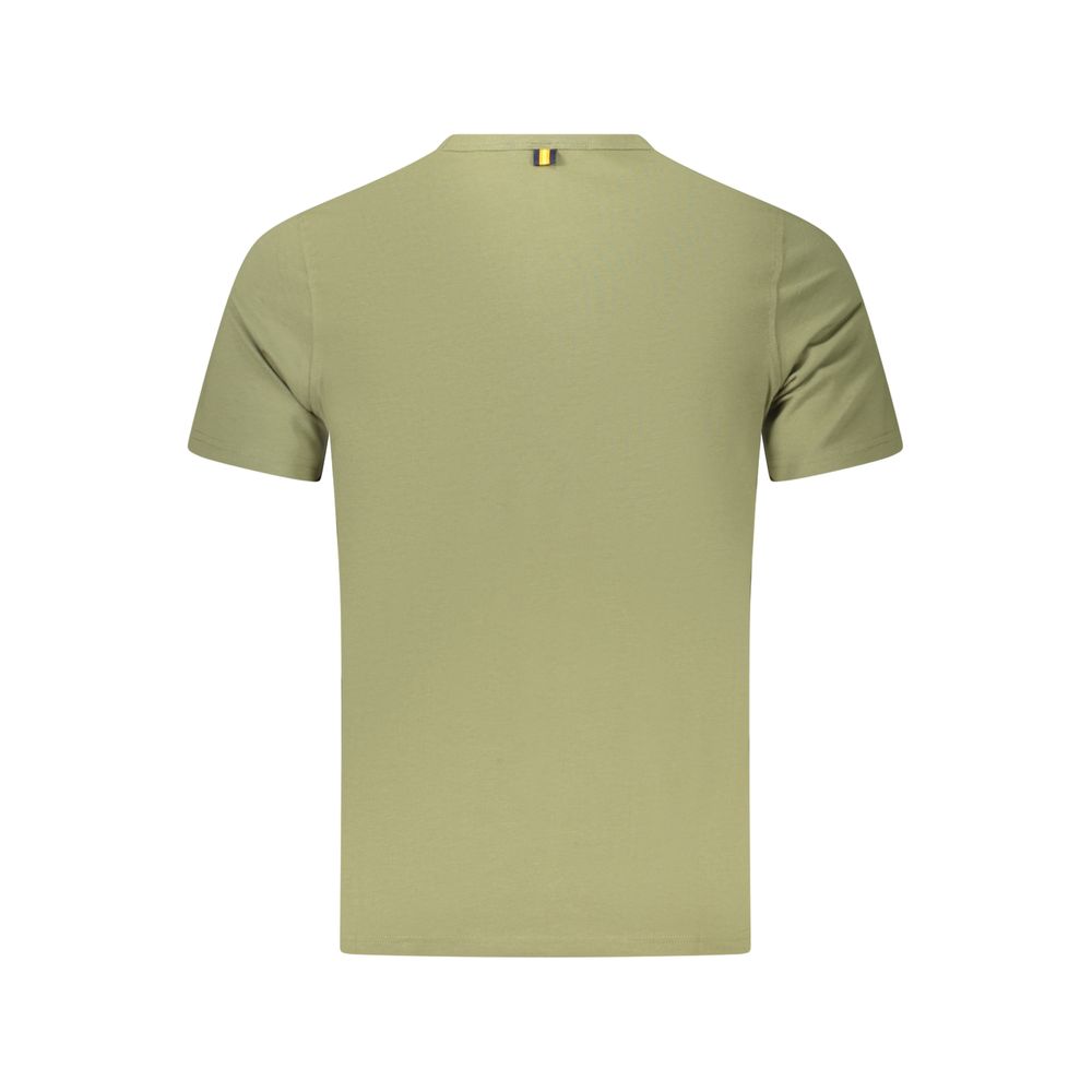 Green Cotton Men's T-Shirt