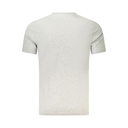 Gray Cotton Men's T-Shirt