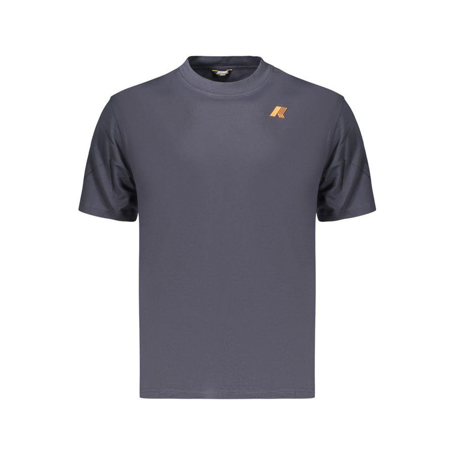 Blue Cotton Men's T-Shirt