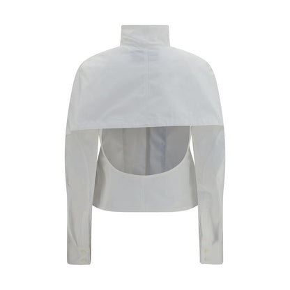 White Cotton Dress Shirt