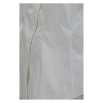 White Cotton Dress Shirt