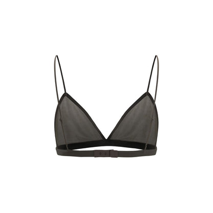 Gray Nylon Bra