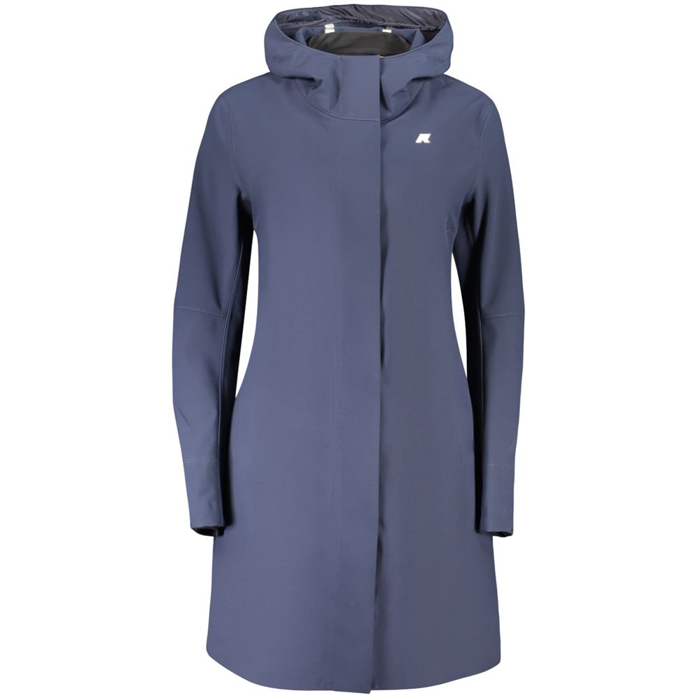 Blue Polyester Women's Jacket
