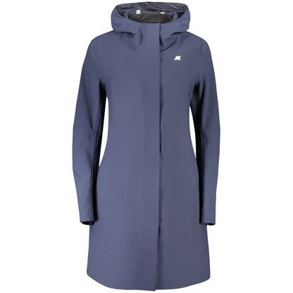 Blue Polyester Women's Jacket
