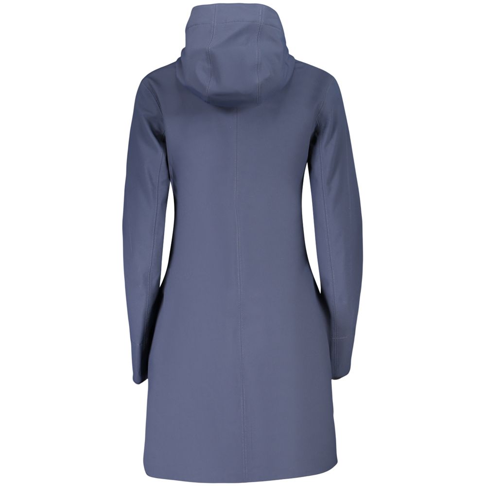 Blue Polyester Women's Jacket