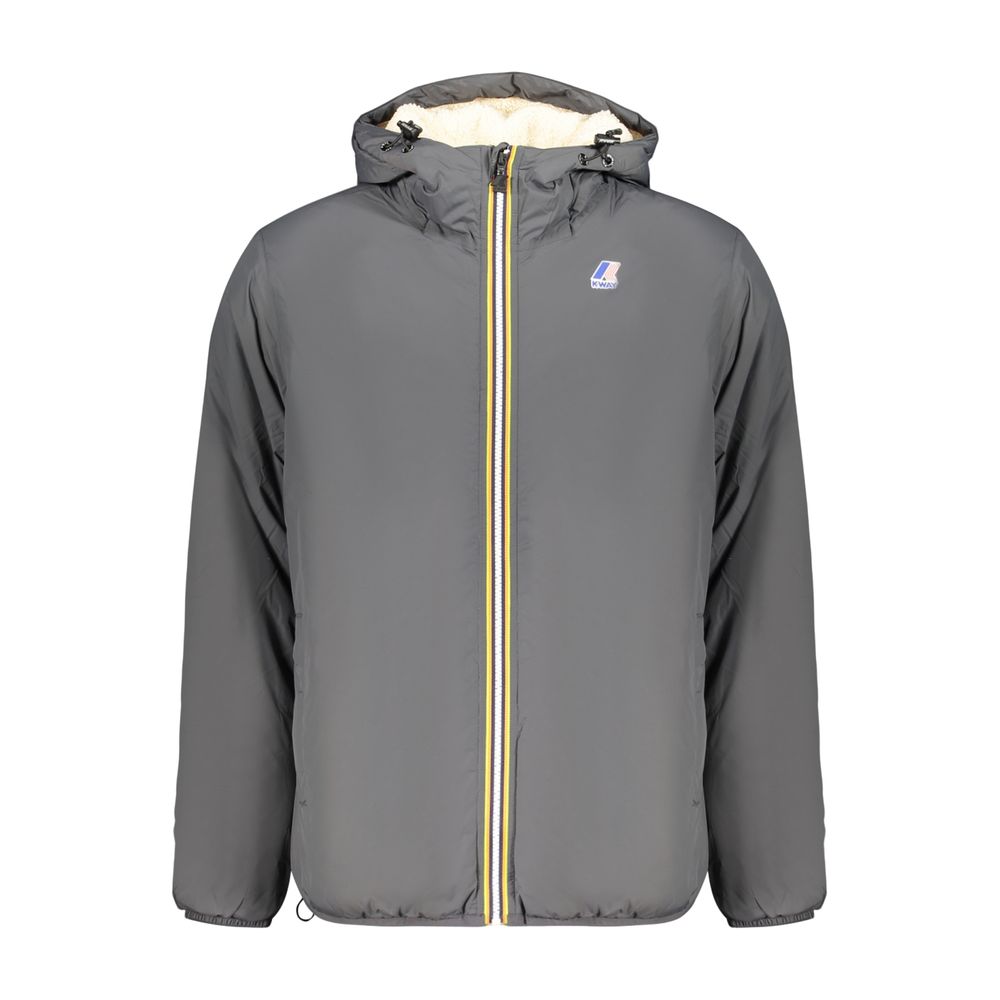 Grey Polyamide Men's Jacket