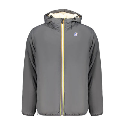 Grey Polyamide Men's Jacket