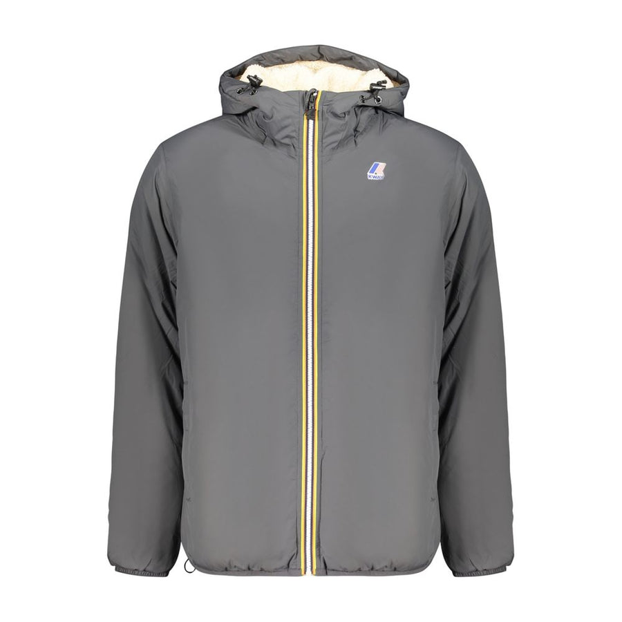 Grey Polyamide Men's Jacket