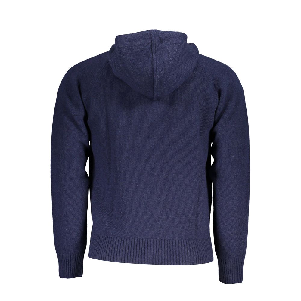 Blue Wool Men's Pullover